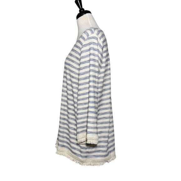J Jill SZ L Coastal Nautical Striped Top - Picture 3 of 9